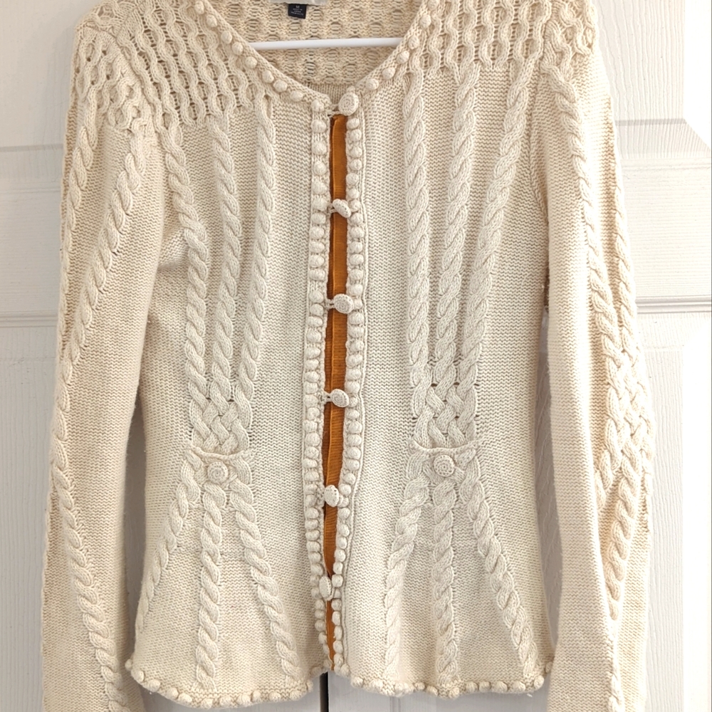 Anthropologie laureate lane sweater cardigan knit
